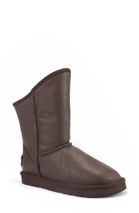 Cosy Genuine Shearling Short Boot (Women)