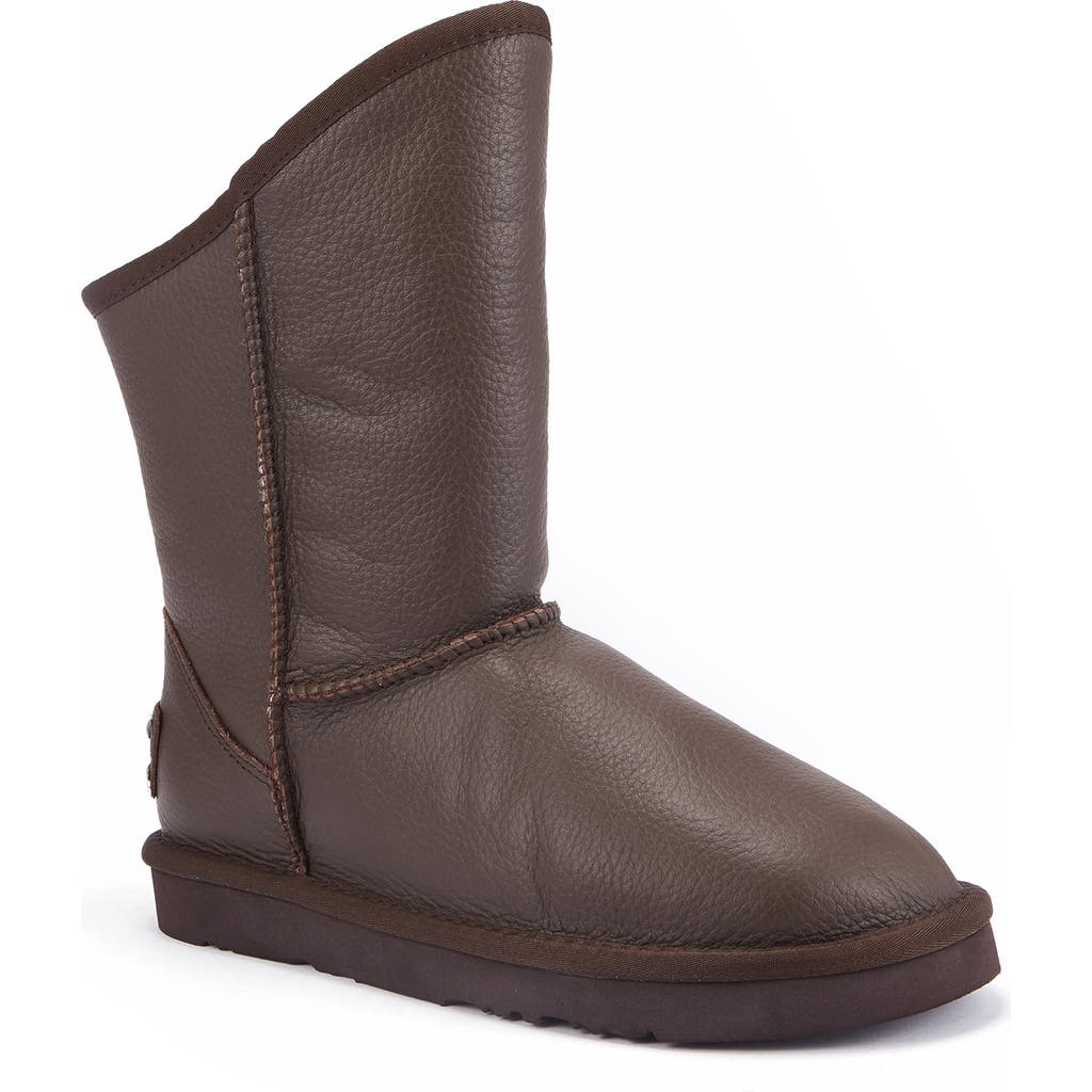 Australia Luxe Collective Cosy Genuine Shearling Short Boot In Brown