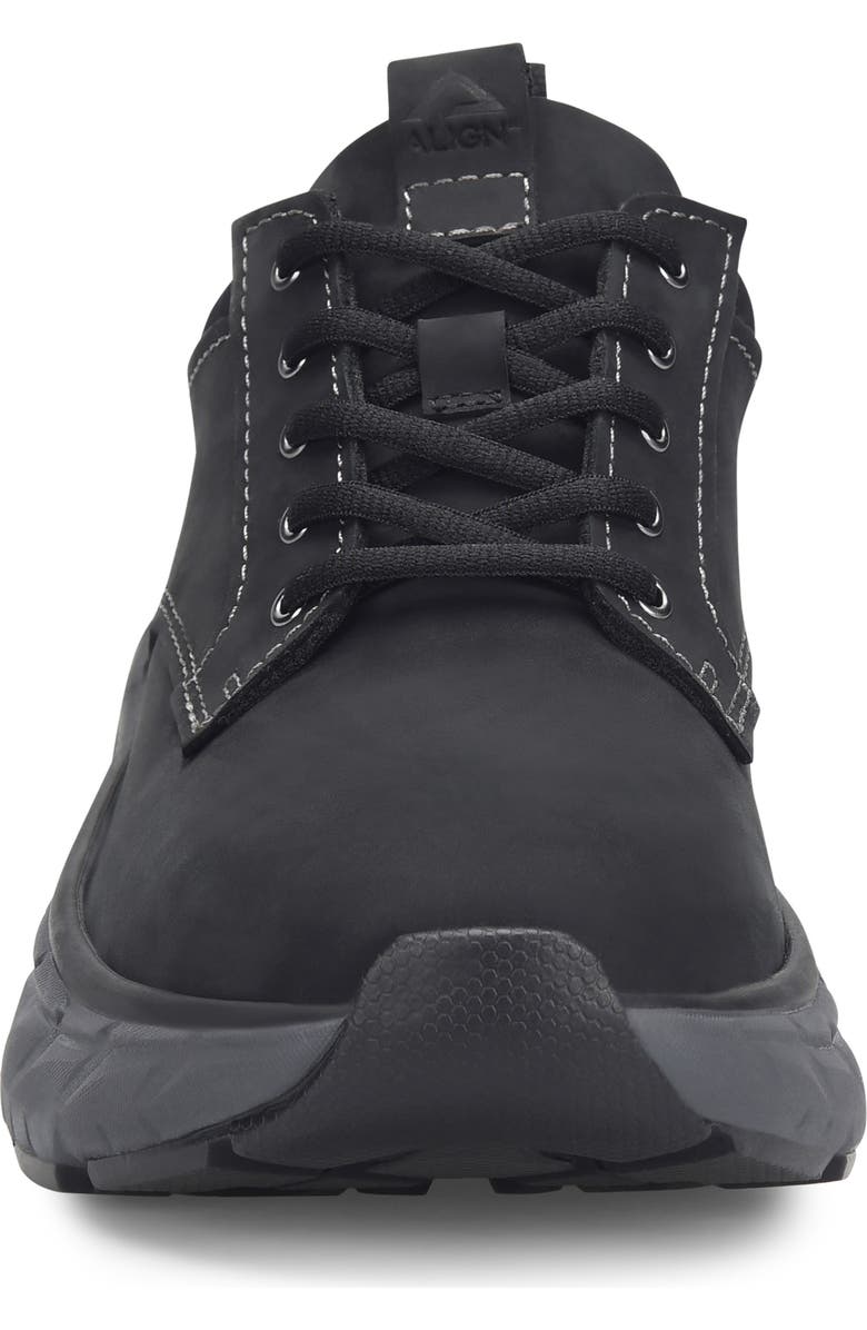 Align Verdell Water Resistant Leather Sneaker - Wide Width Available, Alternate, color, Black