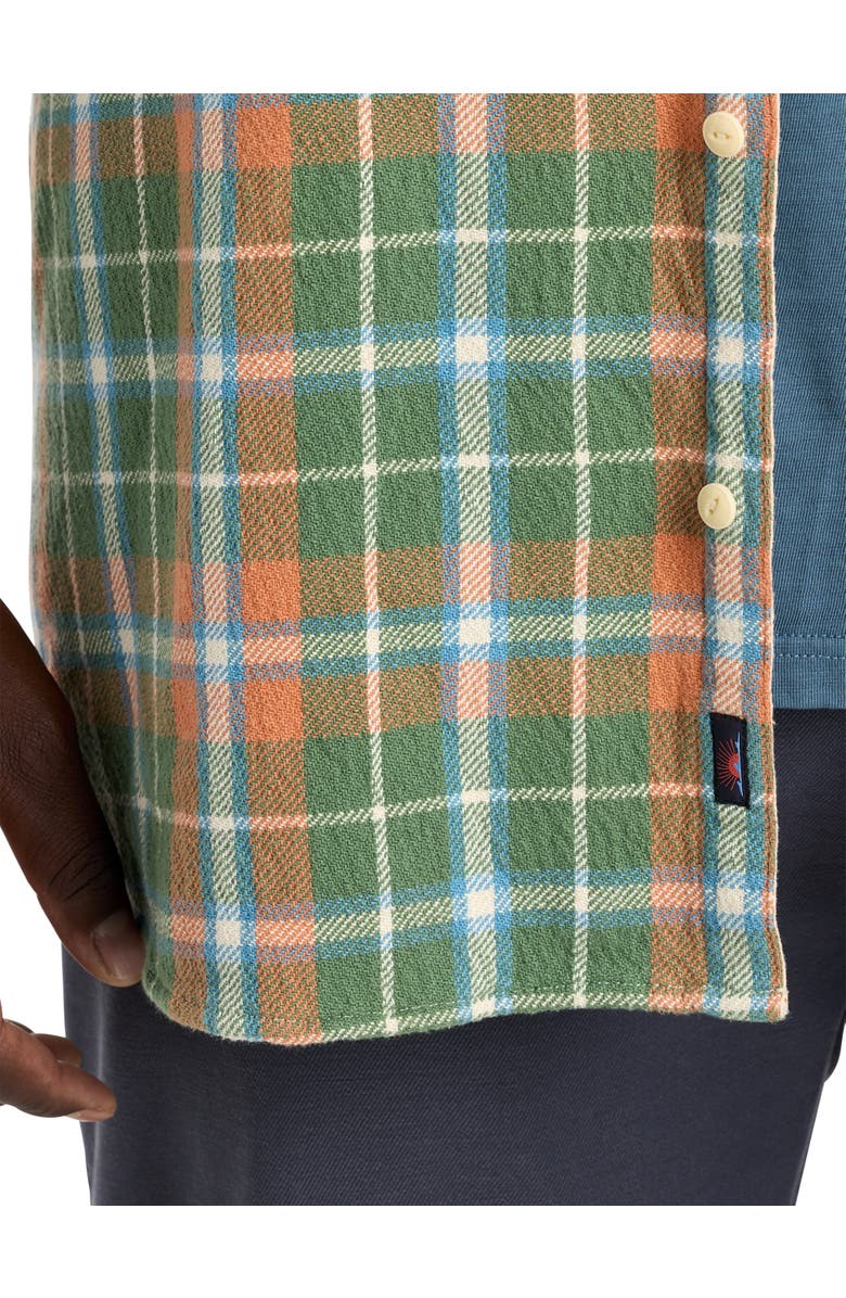 Faherty Surf Flannel Shirt Jacket, Alternate, color, Forest Hollow Plaid