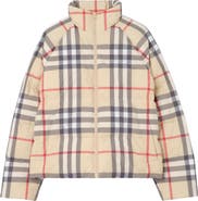 Burberry Check Puffer Jacket