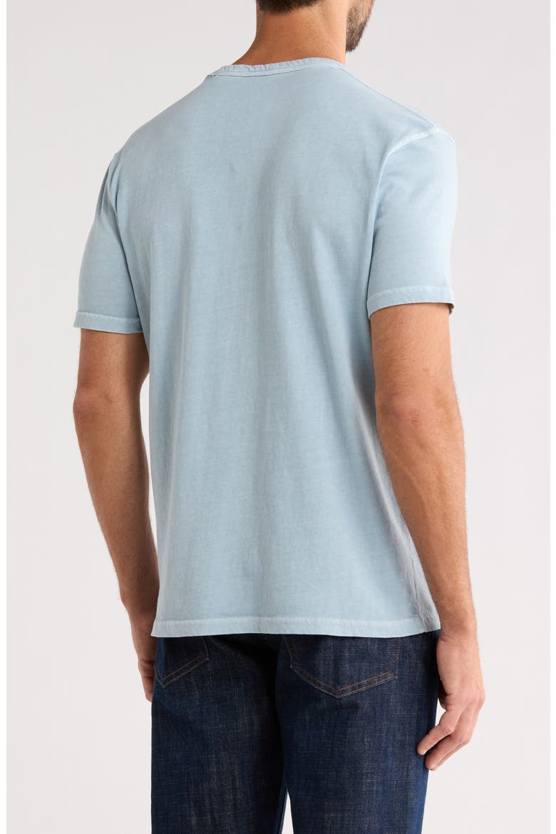 Burnout Notch Neck T-Shirt, Alternate, color, CELESTIAL BLUE