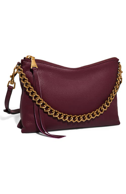 Aimee Kestenberg Mystro Heart Chain Crossbody Bag In Royal Plum
