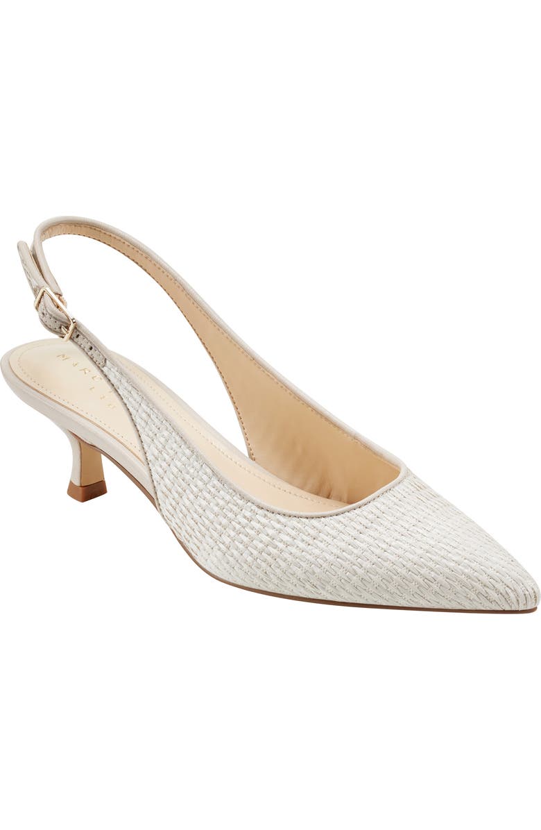 Marc Fisher LTD Larysa Kitten Heel Slingback Pump, Main, color,