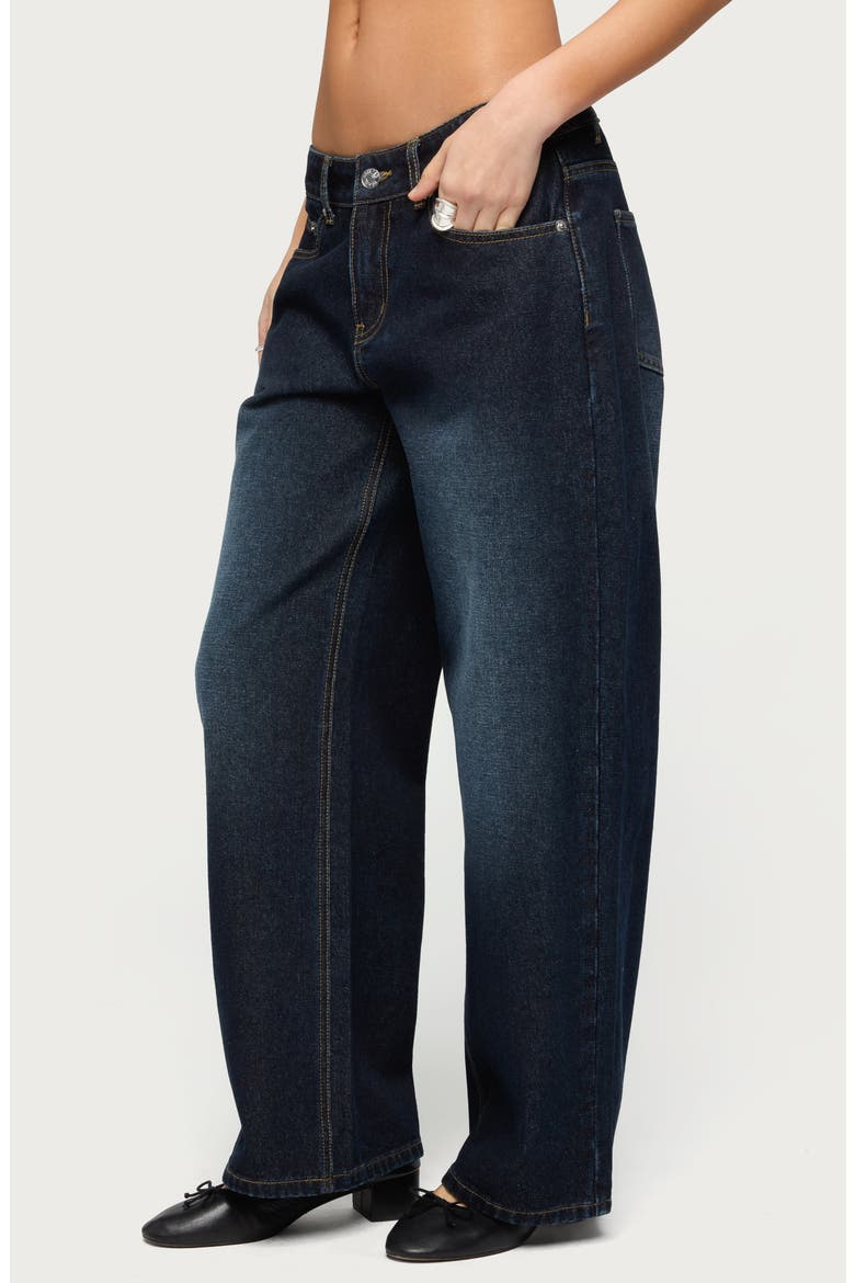 Raelynn Wide Leg Jeans, Alternate, color, DARK-BLUE-WASHED