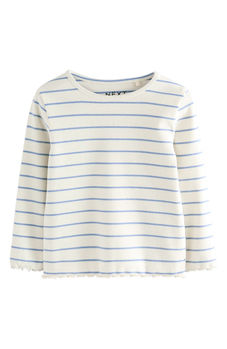 NEXT Kids' Assorted 5-Pack Long Sleeve Rib T-Shirts, Alternate, color, Multi