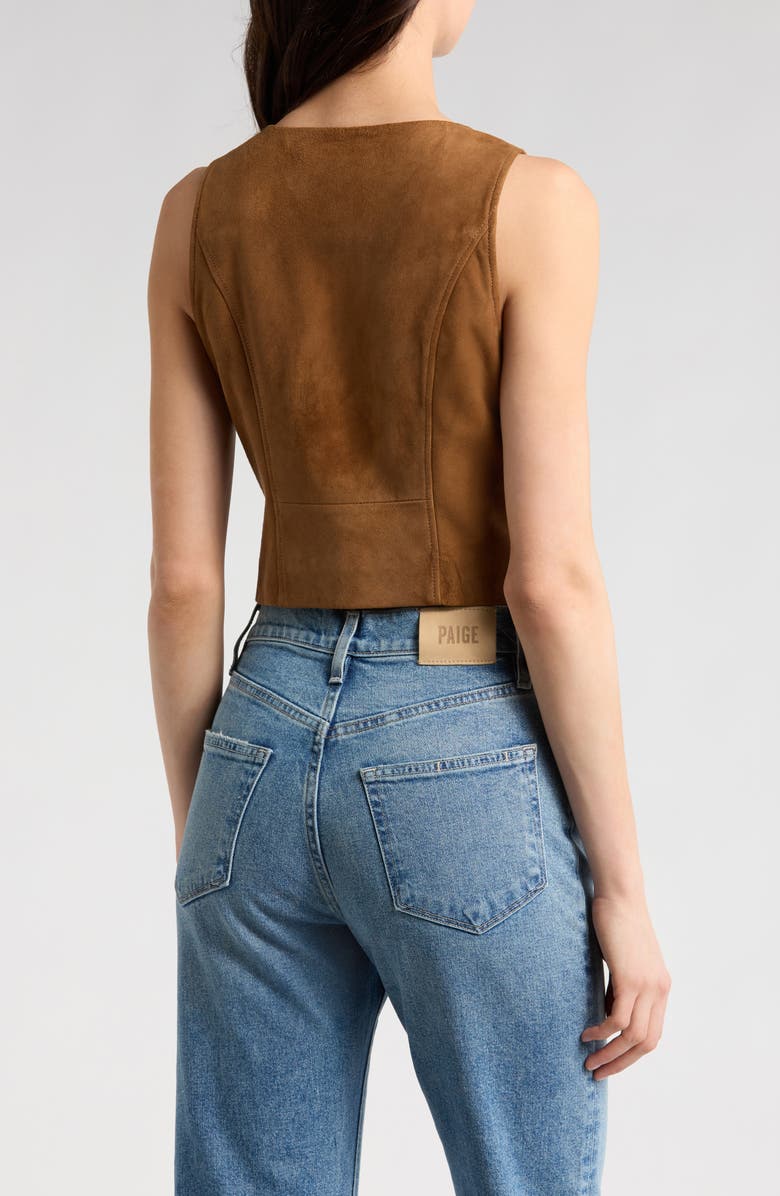 PAIGE Antonella Suede Vest, Alternate, color, 