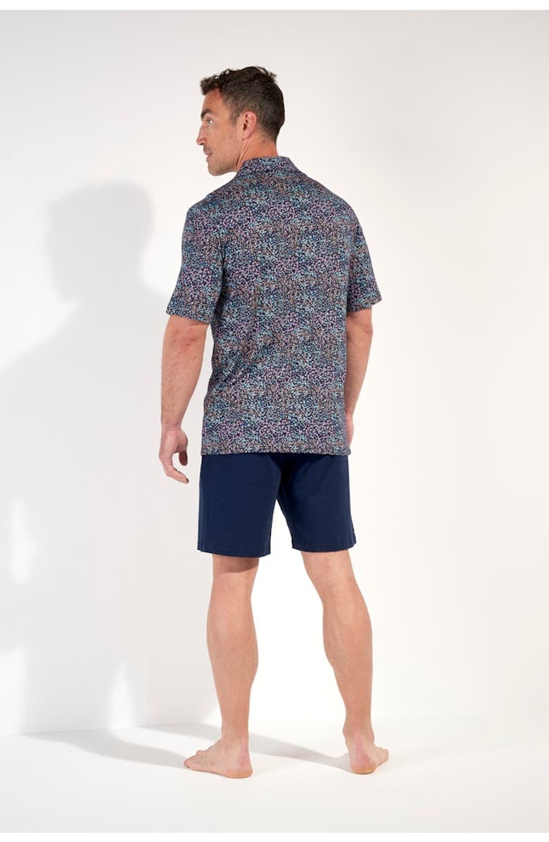 HOM Vineyard Short Pajama Set, Alternate, color, Navy Print