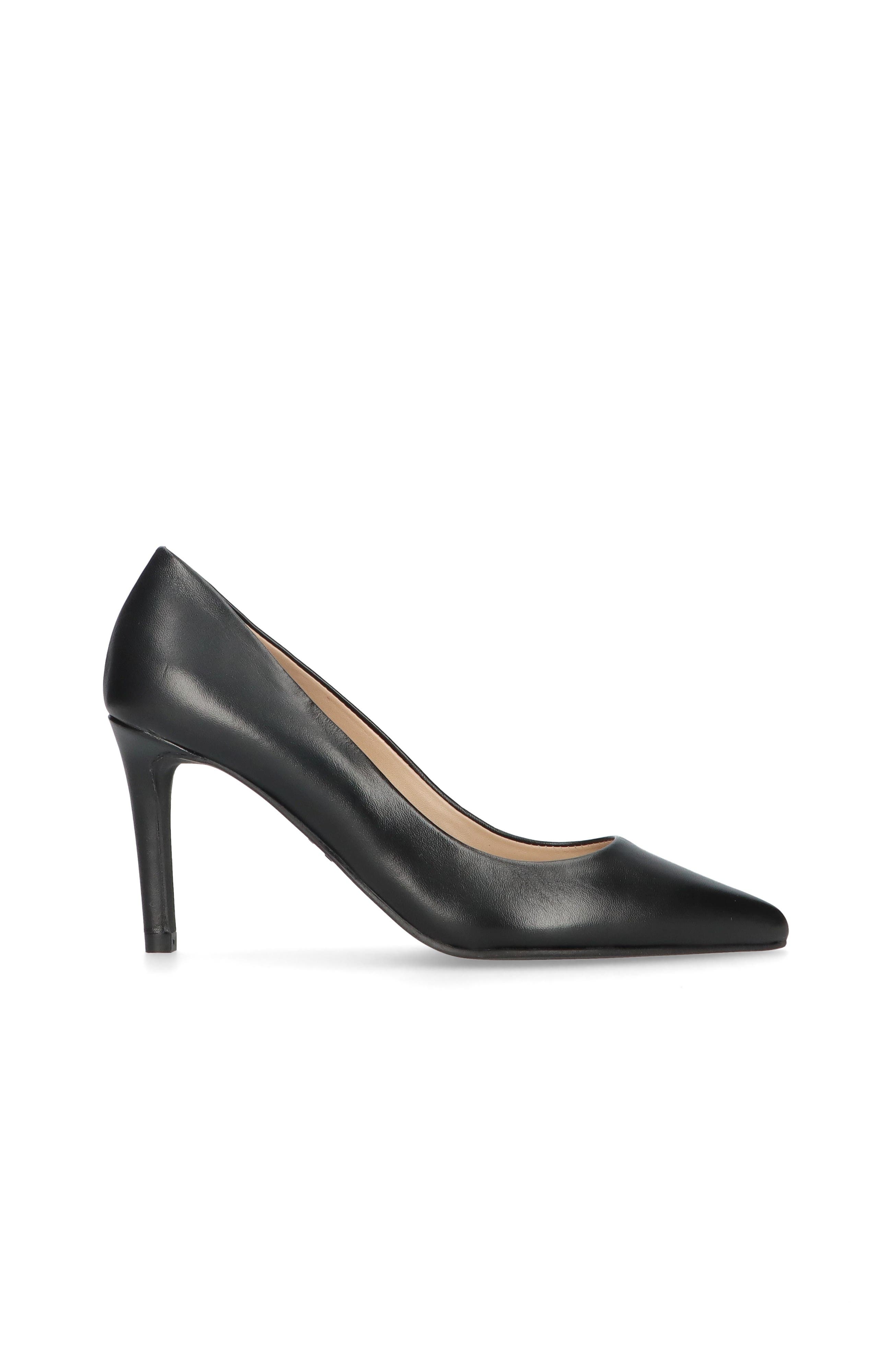 MASCARO Leather Pointed Toe Pump, Alternate, color, Black
