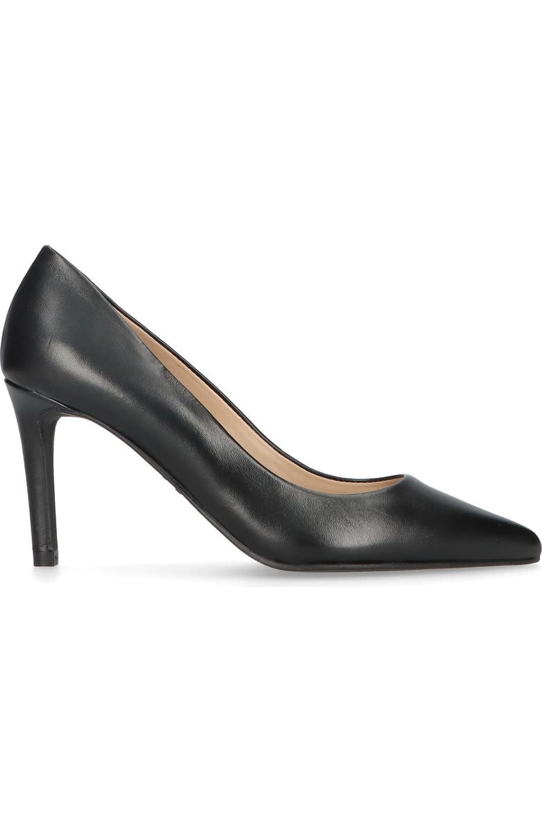 MASCARO Leather Pointed Toe Pump, Alternate, color, Black