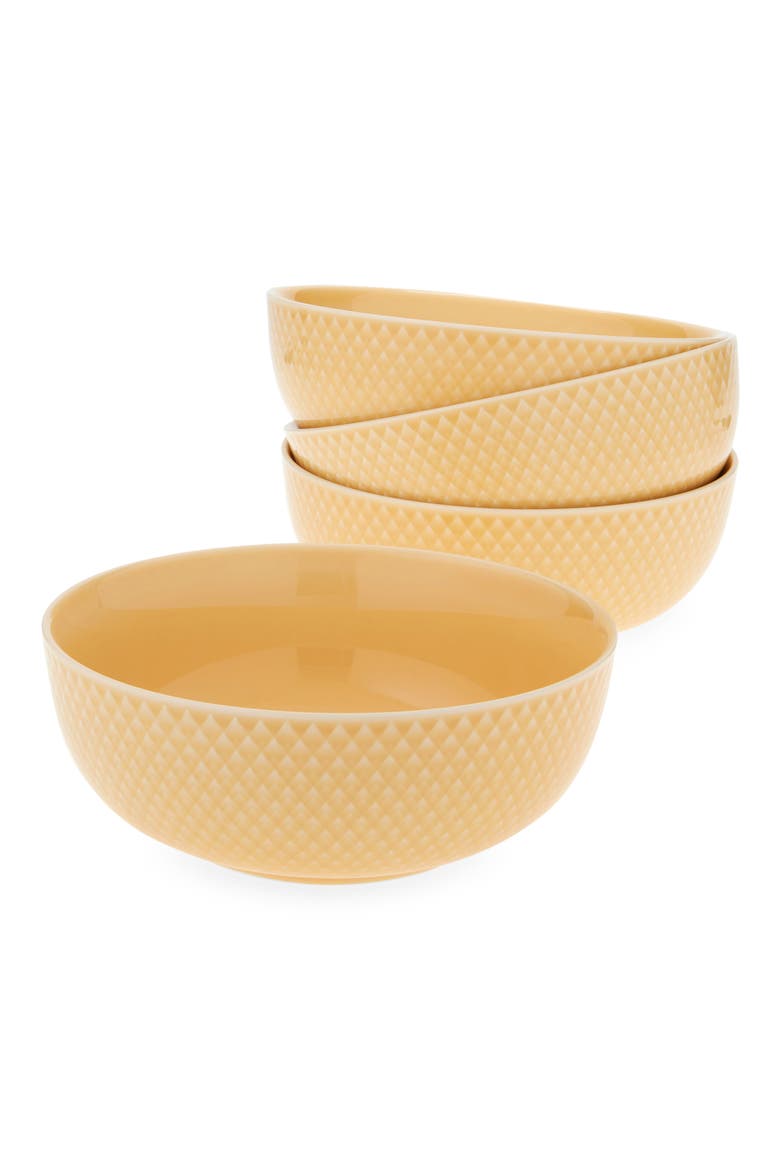 Rhombe Color Set of 4 Bowls, Main, color, SAND