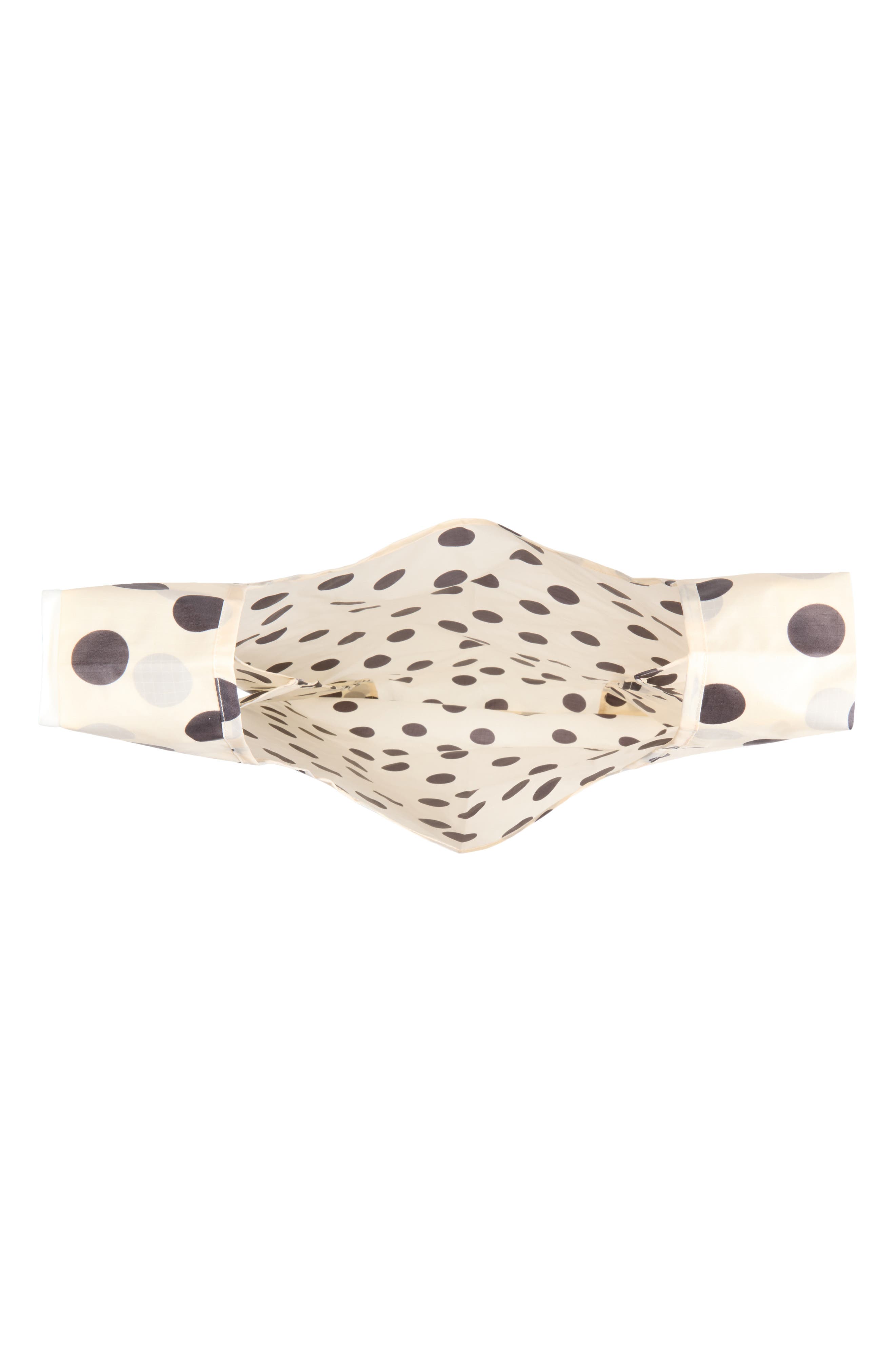 Big Baggu Tote, Alternate, color, CREAM AND BLACK POLKA DOT