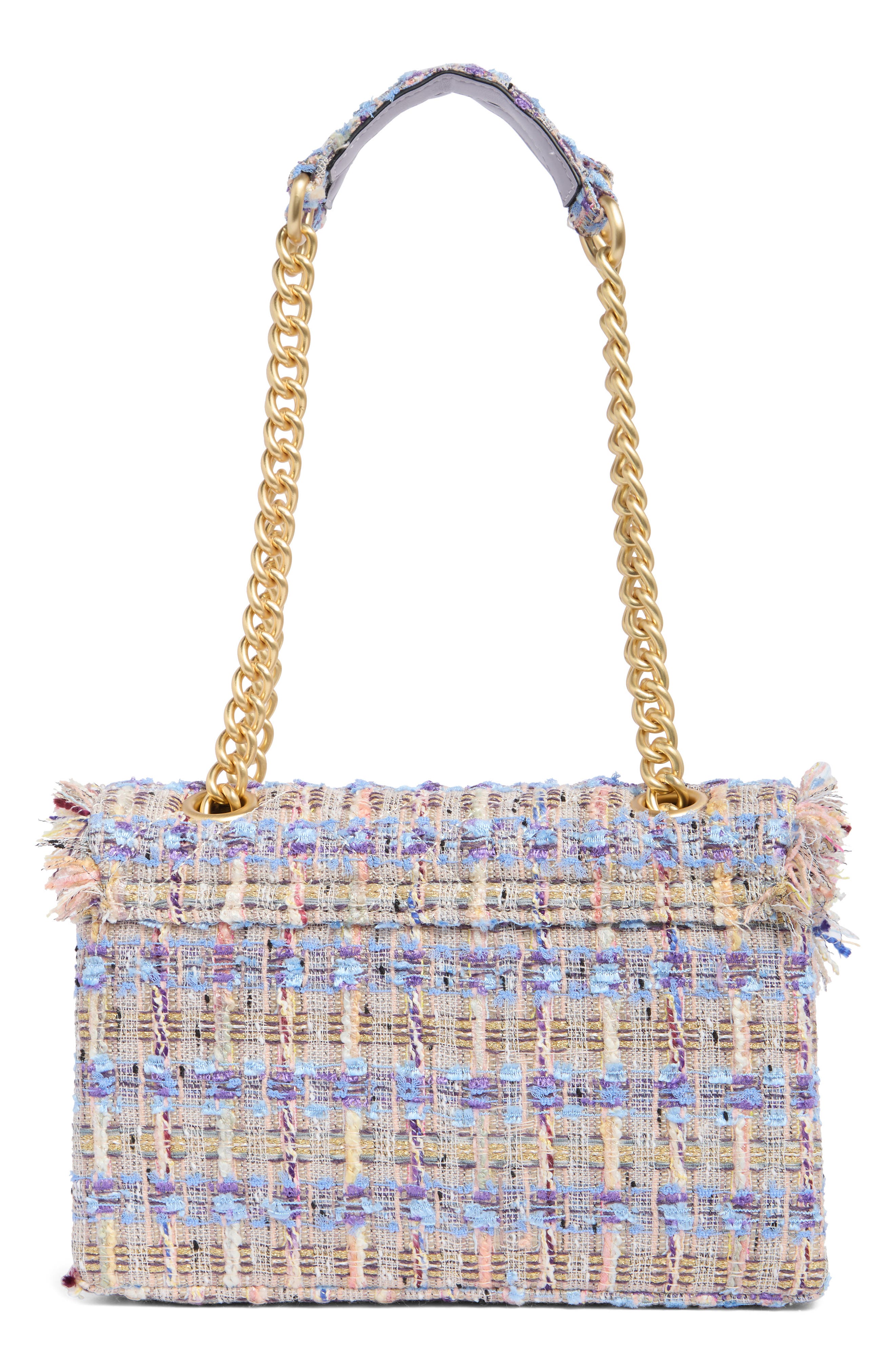 Kurt Geiger London Brixton Tweed Lock Bag, Alternate, color, 