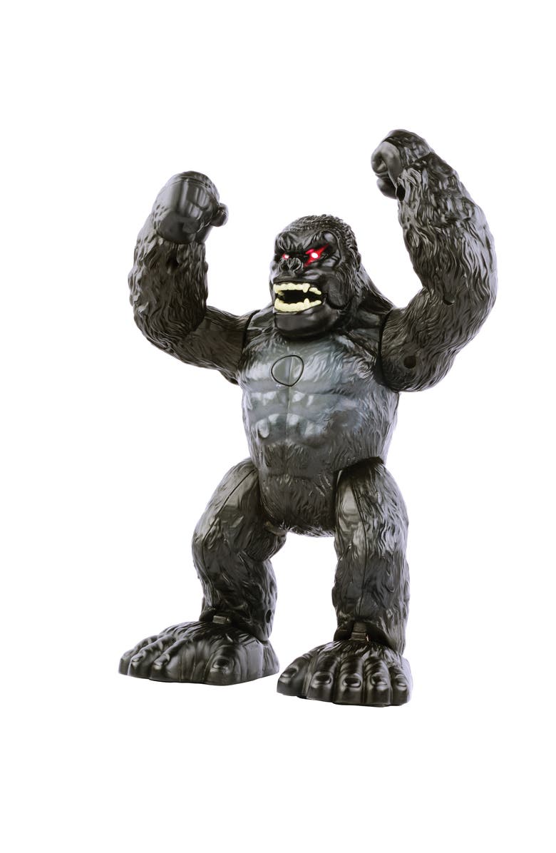 Red Box Walking Gorilla with Light & Sound, Main, color, Gray