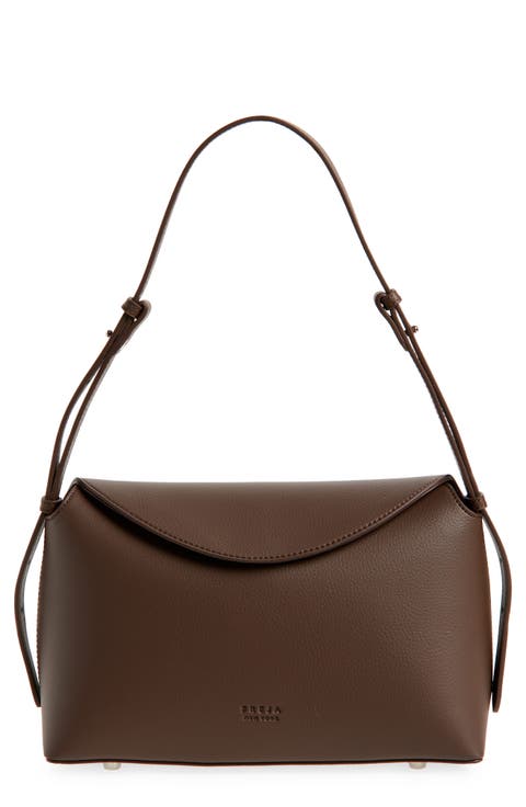 Hudson Faux Leather Shoulder Bag