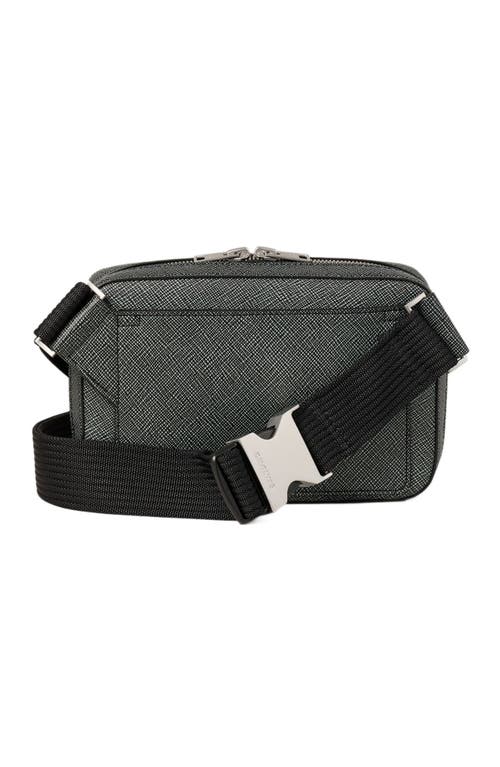 Sandro Small Recycled Leather Bag In Graphites