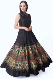 RAAS Kaylie Floral Embroidered Gown