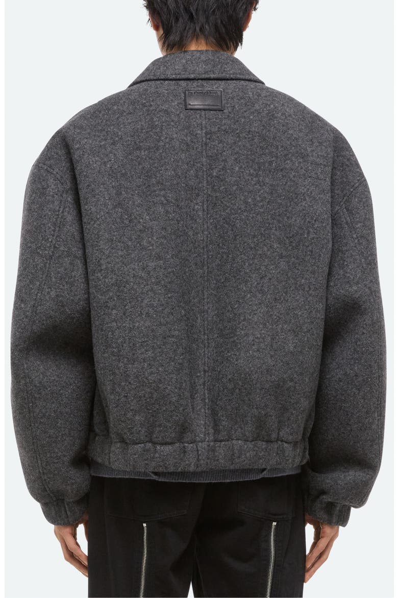 Boiled Bomber, Alternate, color, GREY MELANGE/ BLACK