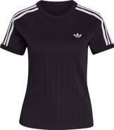 adidas Originals Pinstripe Slim Cotton T-Shirt