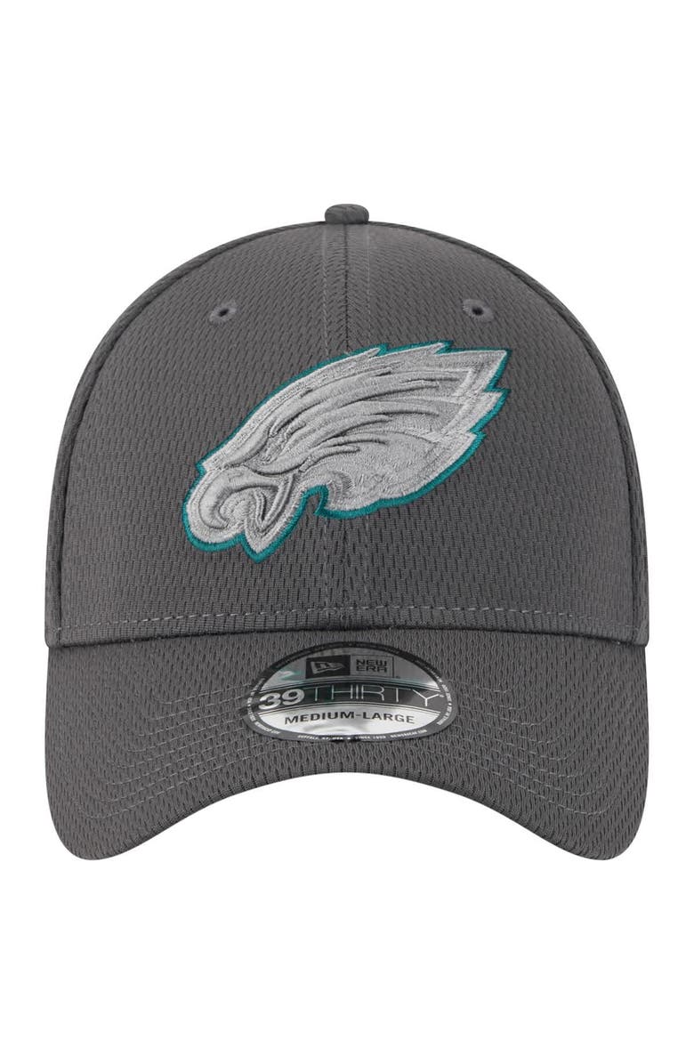 New Era Men's New Era Graphite Philadelphia Eagles  Main 39THIRTY Flex Hat, Alternate, color, 