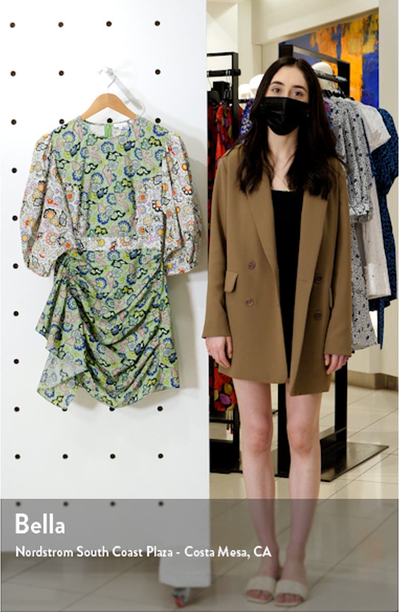 Pia Floral Mixed Print Cotton Dress, sales video thumbnail