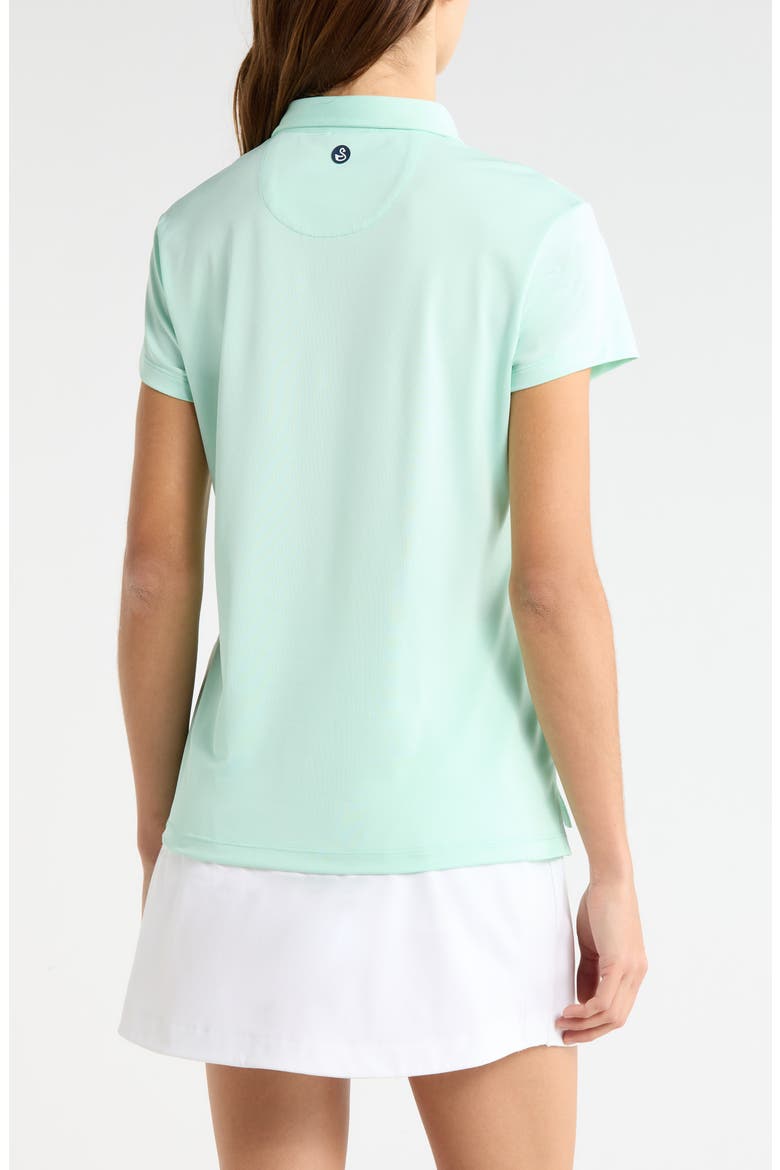 Ava Short Sleeve Performance Golf Polo, Alternate, color, MINT