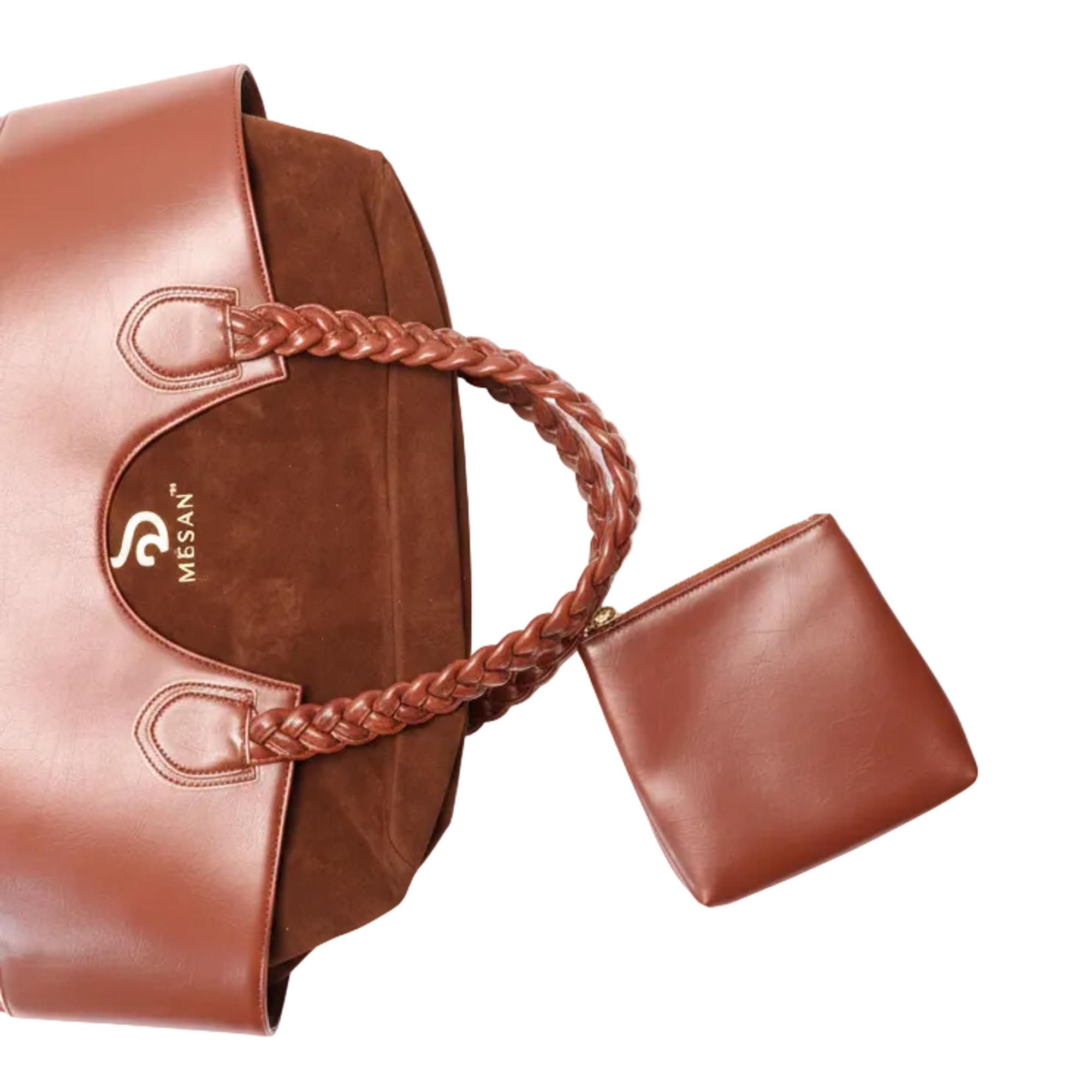 Fefe Carryall Large Structured Tote, Alternate, color, Cacao Brown