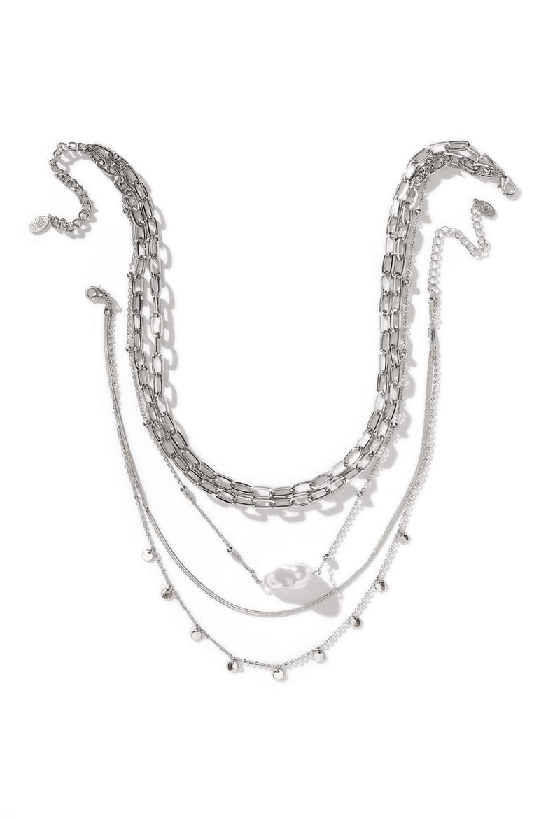 x Jenn Im Opus Necklaces, Main, color, SILVER