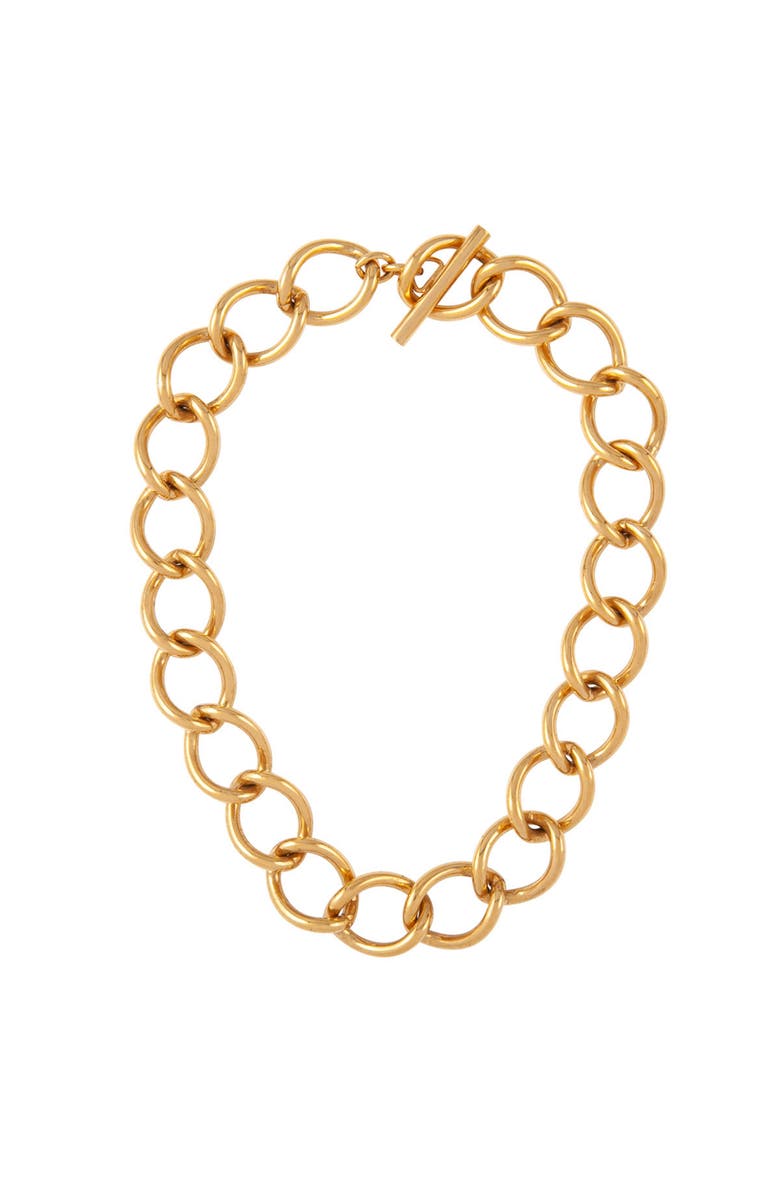 Susan Caplan 1980s Vintage Monet Chain Necklace, Main, color, Monet