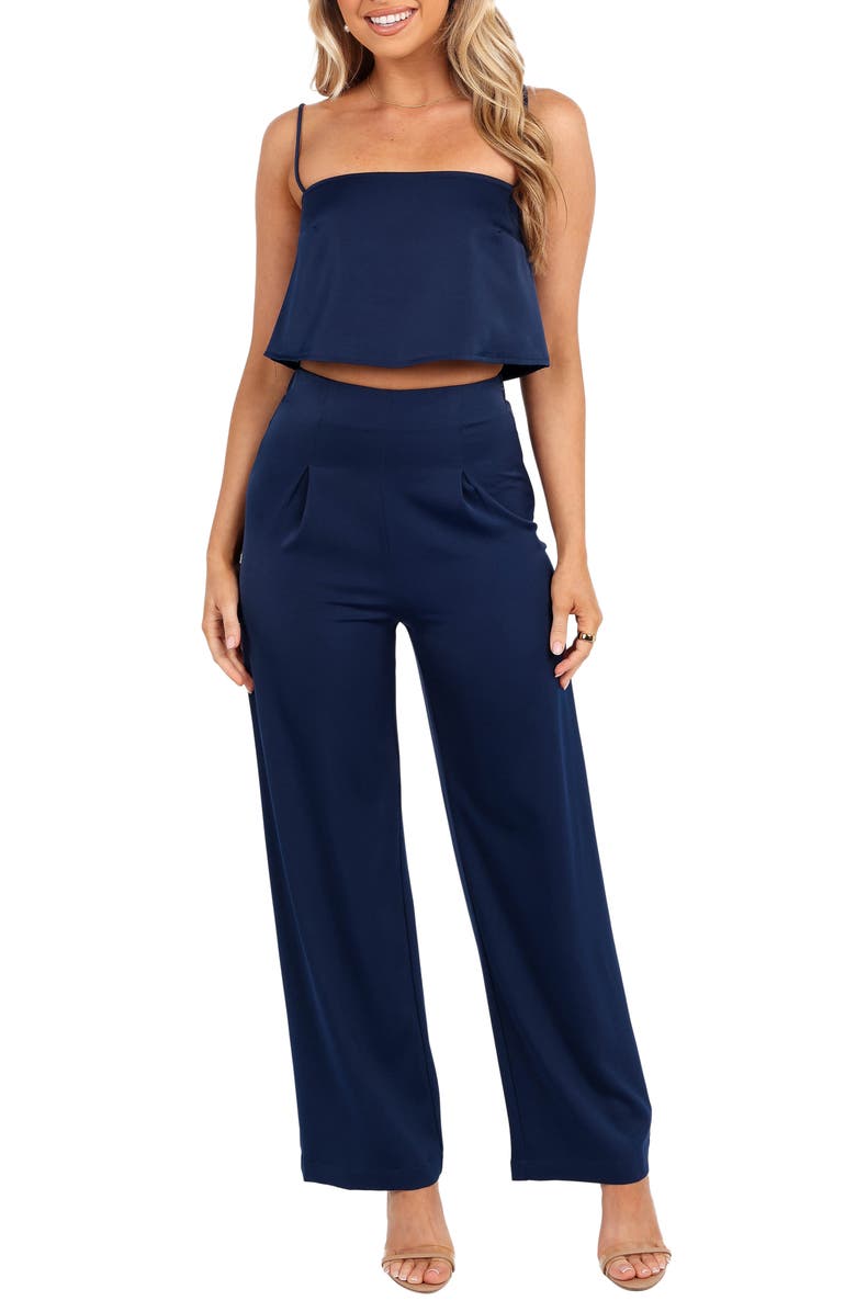 Petal & Pup Esmerelda Crop Top & Pants Set, Main, color, 