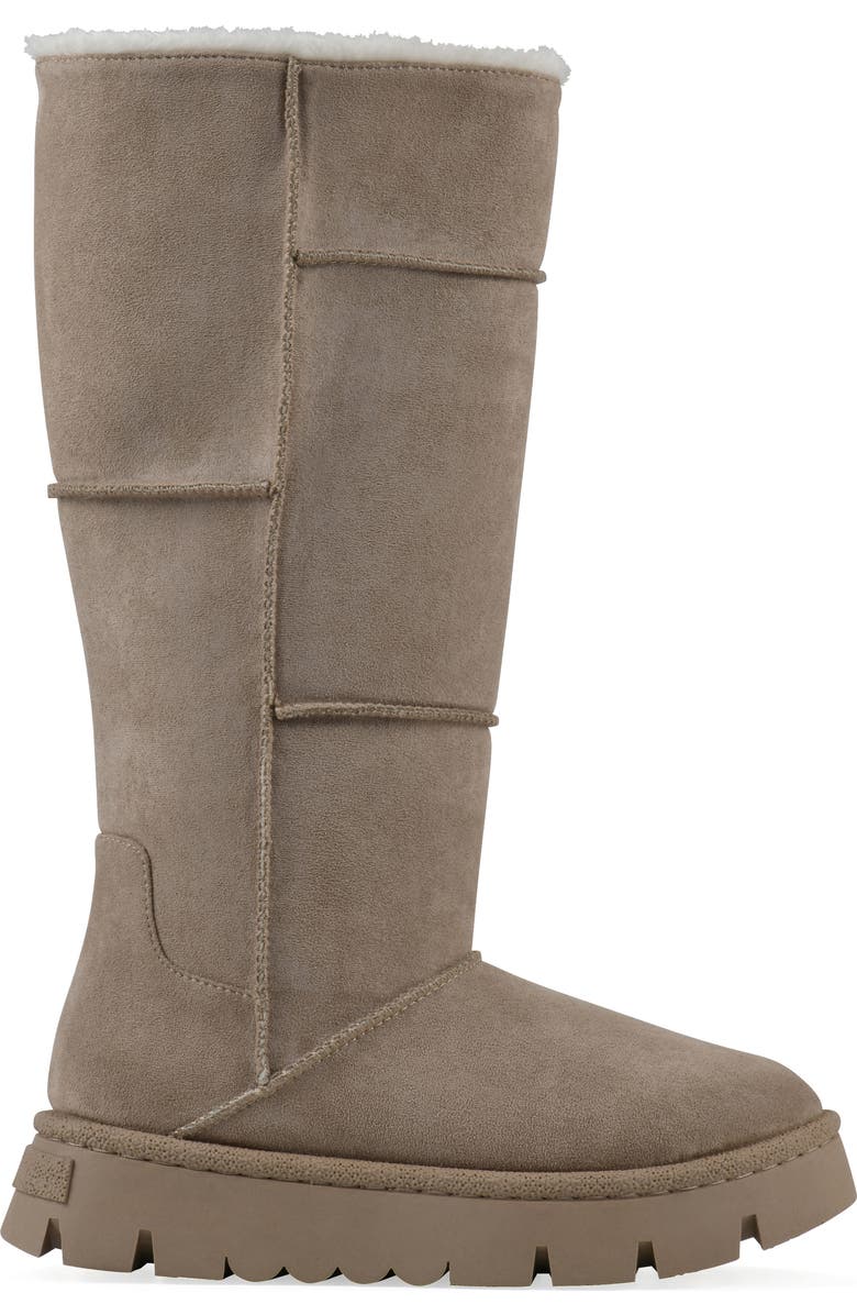 White Mountain Footwear Tru Faux Shearling Boot, Alternate, color, Dark Beige