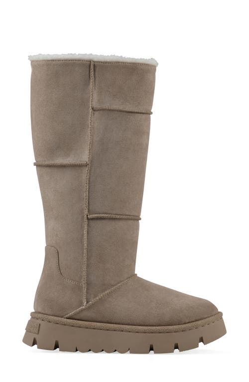White Mountain Footwear Tru Faux Shearling Boot In Brown