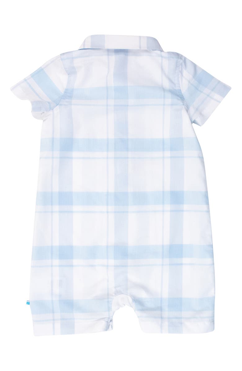 RuggedButts Windowpane Romper, Alternate, color, 