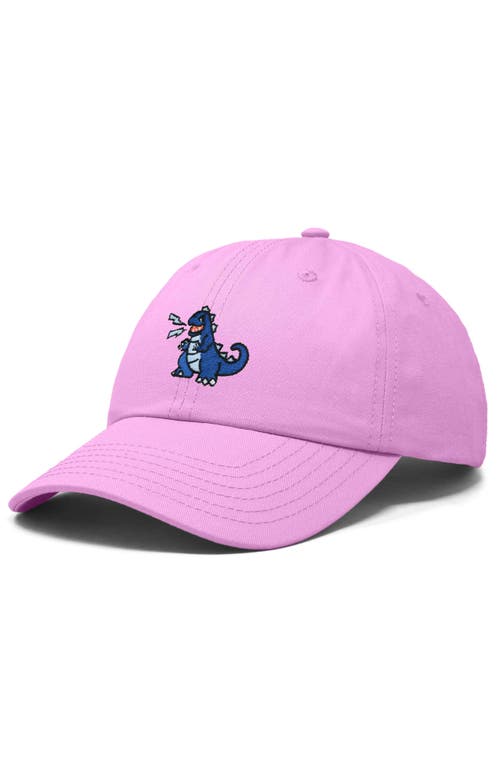 Dalix Big Lizard Cap In Light Pink