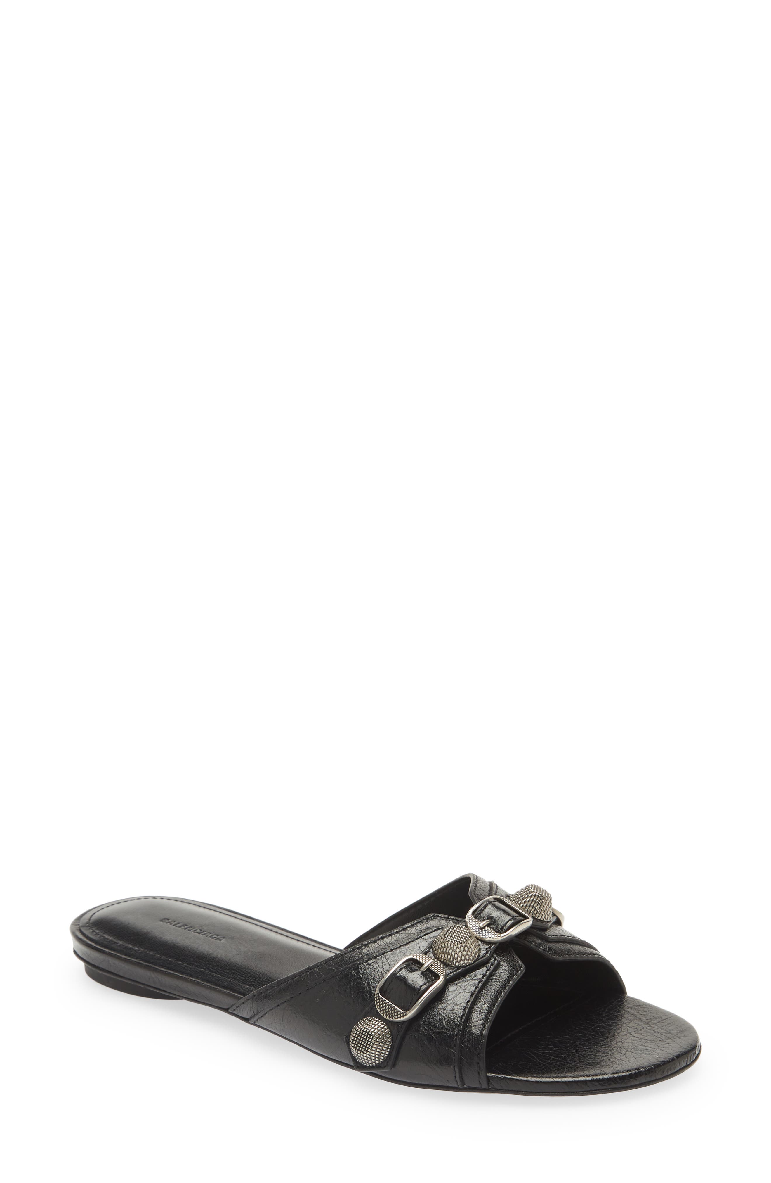 Balenciaga Le Cagole Slide Sandal, Main, color, 