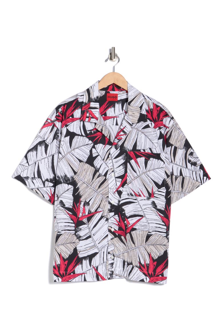 Egeeno Oversize Fit Cotton Button-Up Shirt, Alternate, color, LIGHT/ PASTEL GREY