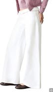 MANGO TEEN Foldover Low Rise Wide Leg Jeans