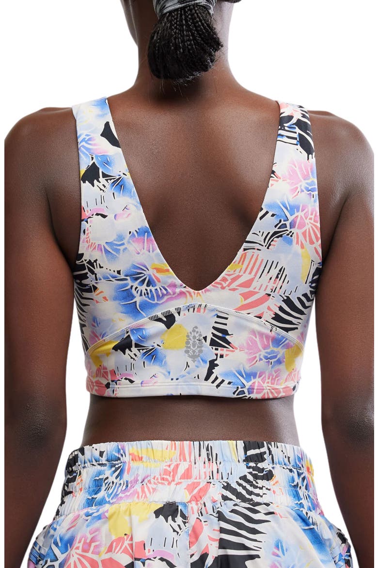 FP Movement Printed Never Better Sports Bra, Alternate, color, MYSTIC FLORAL COMBO
