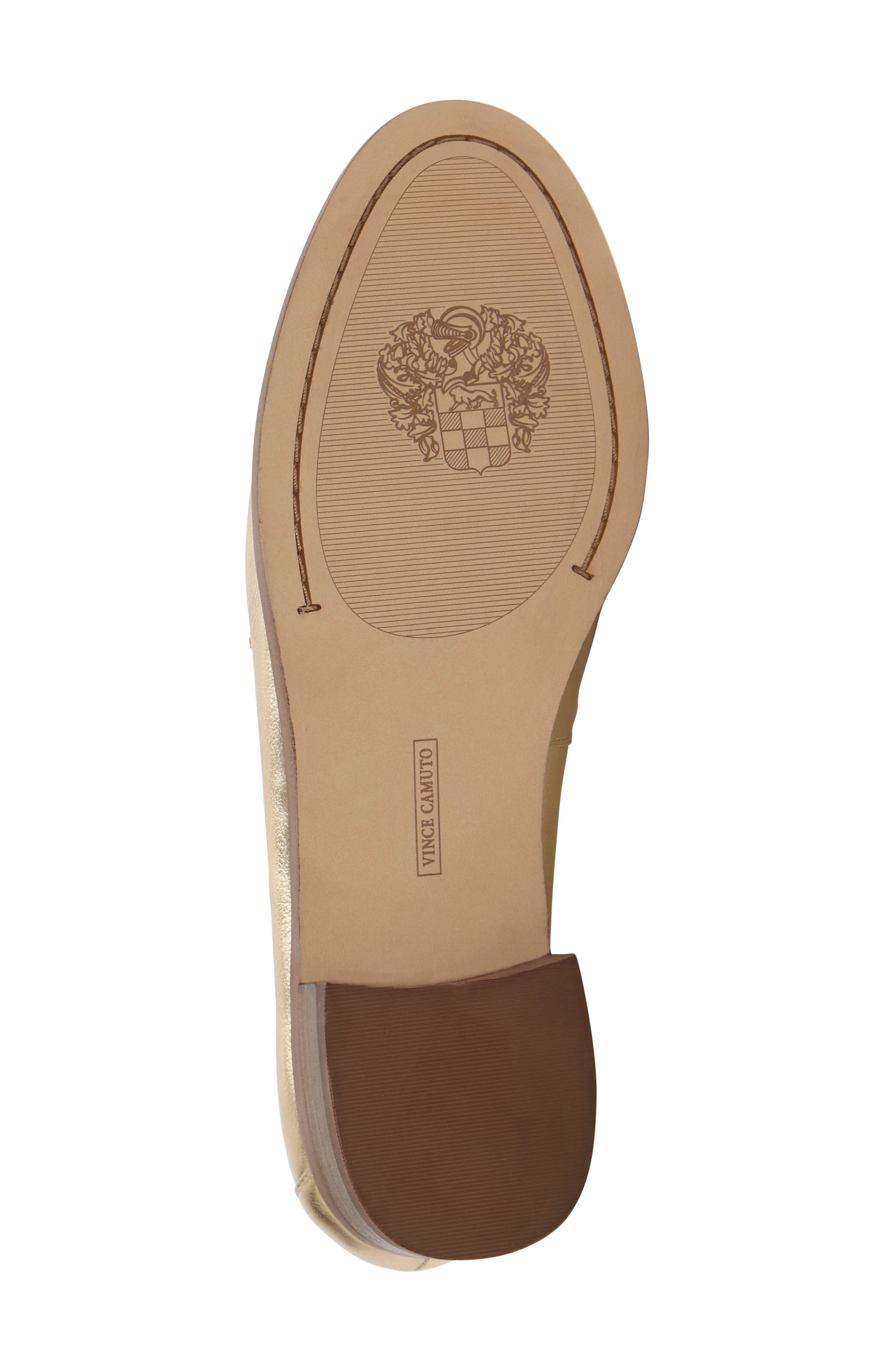 Vince Camuto Cosette Fringe Loafer, Alternate, color, Egyptian Gold