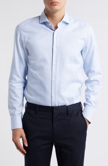 Hank Slim Fit Cotton Dress Shirt