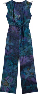 Desigual Abstract Floral Jumpsuit