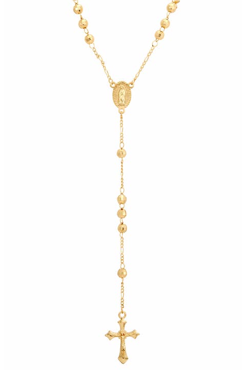 Faceted Rosary Y-Necklace