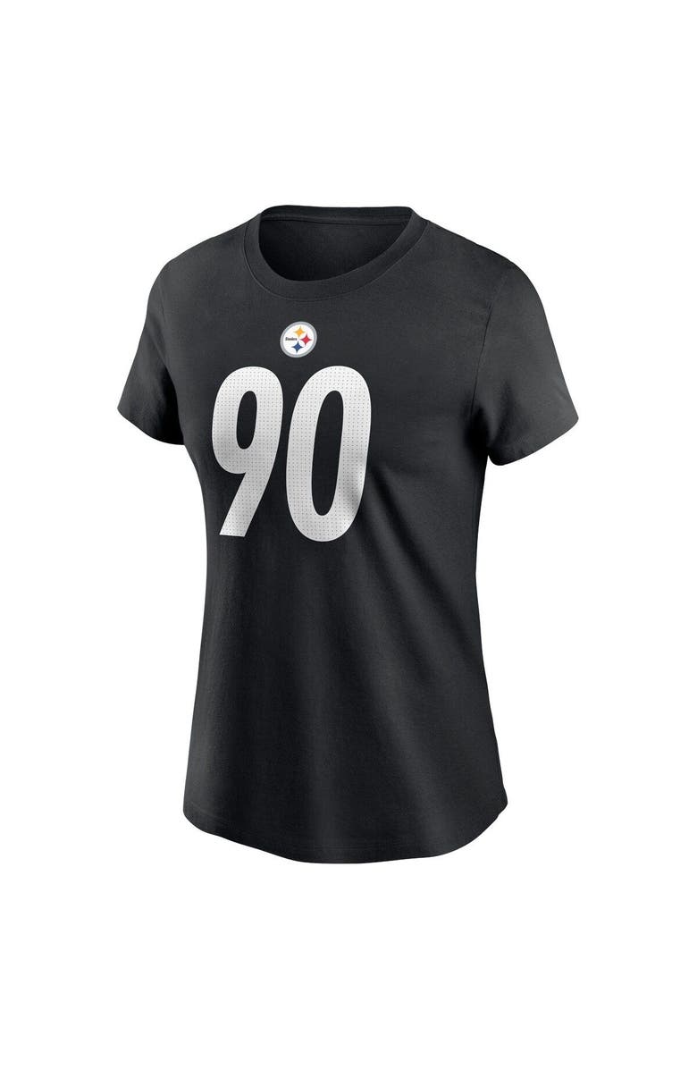 Nike Women's Nike T.J. Watt Black Pittsburgh Steelers Player Name & Number T-Shirt, Alternate, color, Black