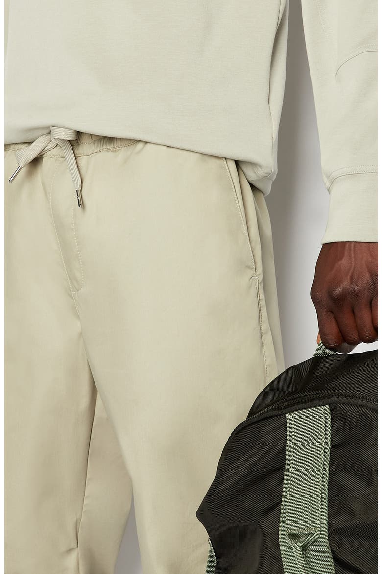 Organic Cotton Woven Drawstring Pants, Alternate, color, LONDON FOG
