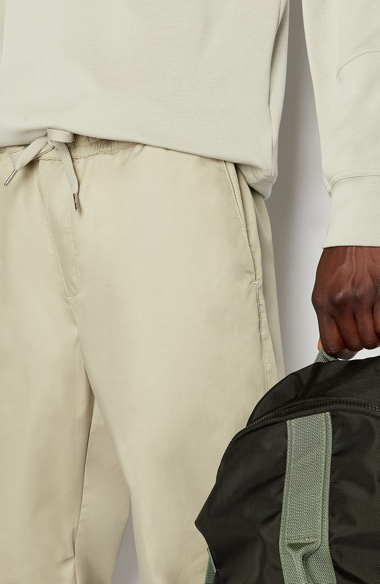 Armani Exchange Organic Cotton Woven Drawstring Pants, Alternate, color, 