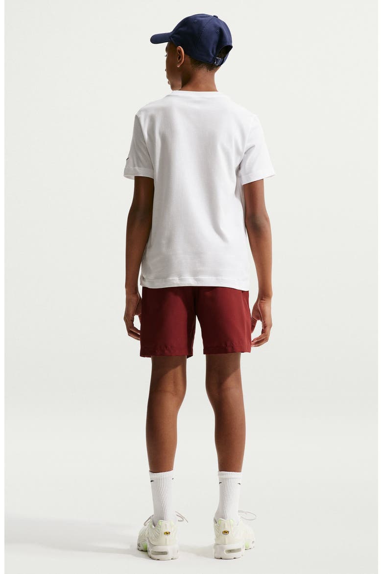 Kids' Sportswear Pocket T-Shirt, Alternate, color, WHITE/ BLACK