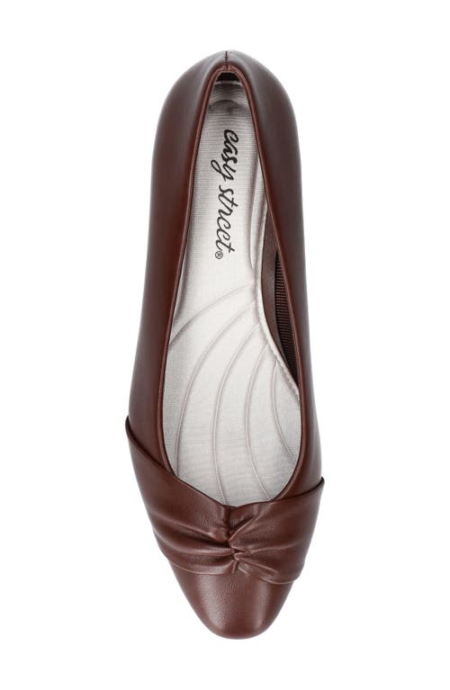 Easy Street Women's Lyanna Block-heel Slip-on Pumps In Burgundy