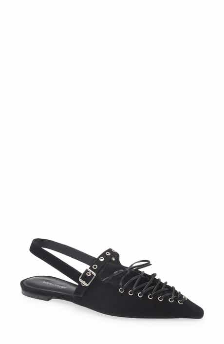 Jeffrey Campbell Geralt Pointed Toe Slingback Flat
