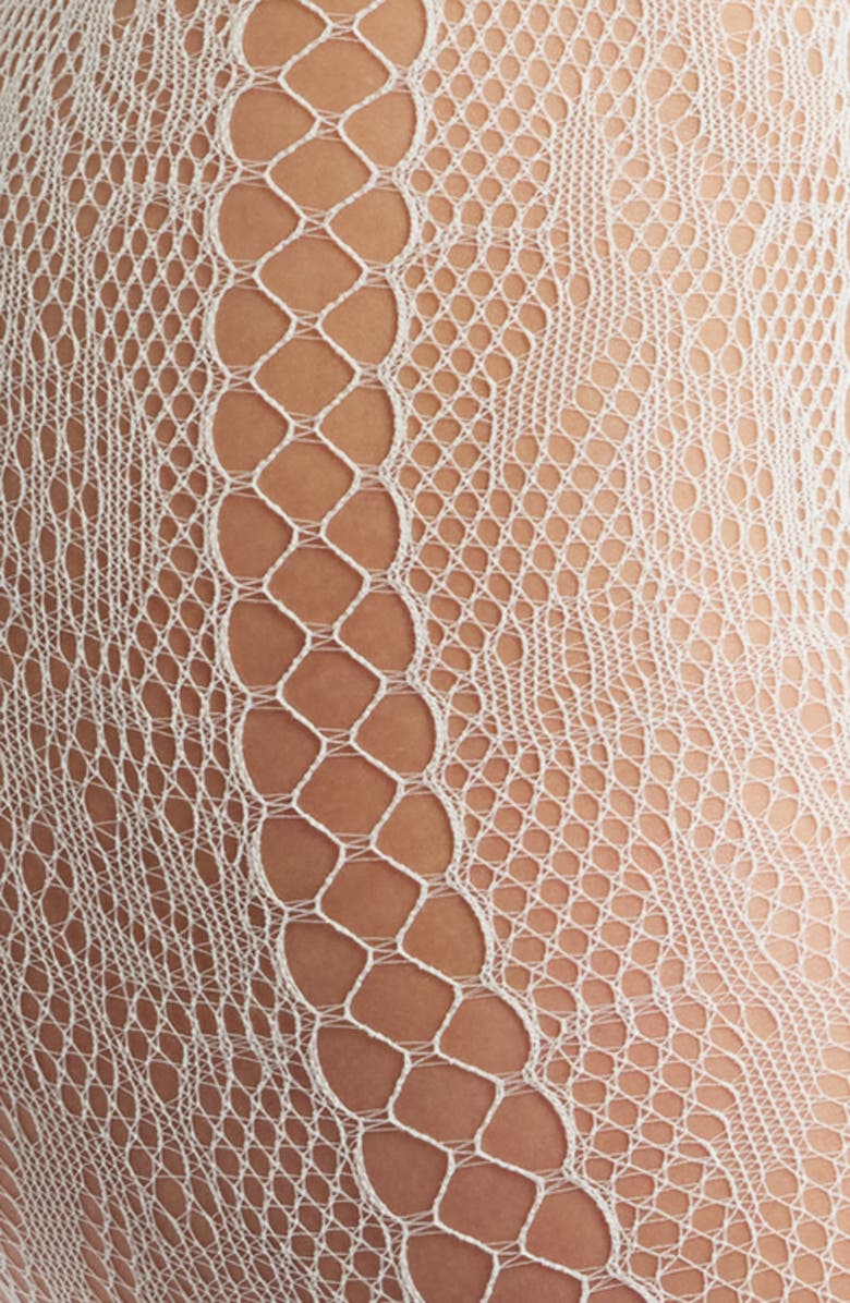 HIGH HEEL JUNGLE Venom Sheer Tights, Alternate, color, White