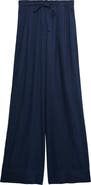 M&S Linen Blend Wide Leg Drawstring Pants